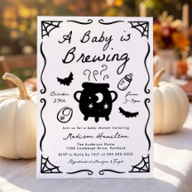 A Baby is Brewing Halloween Baby Shower