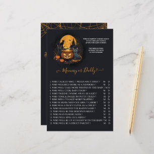 A Baby Is Brewing Halloween Baby Shower M/D Game