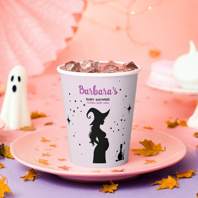 A Baby Is Brewing Halloween Baby Shower  Paper Cups (Creator Uploaded)