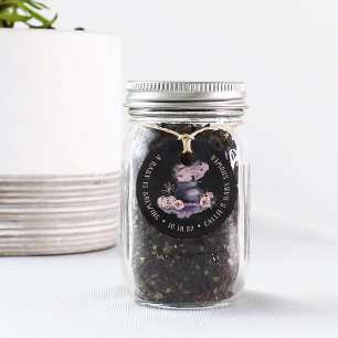 A Baby Is Brewing   Halloween Cauldron Baby Shower Favour Tags