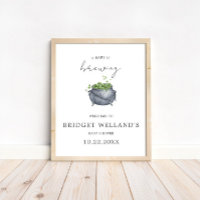 A Baby is Brewing Halloween | Poster