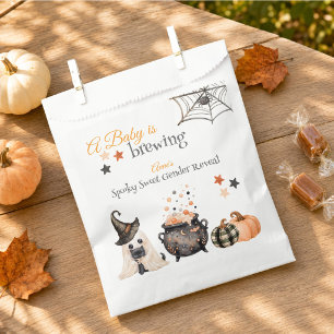 A Baby Is Brewing Halloween Treat Favour Bags