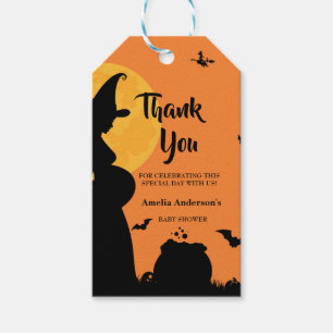 A Baby Is Brewing   Halloween Witch Baby Shower Gift Tags