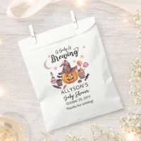 A Baby Is Brewing Jack-O-Lantern Halloween Shower