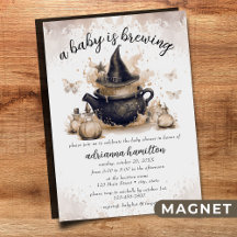 A Baby Is Brewing Neutral Halloween Baby Shower