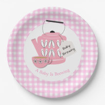 A Baby Is Brewing Pink Baby Shower