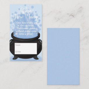 A Baby is Brewing Shower Guessing Game Enclosure Card