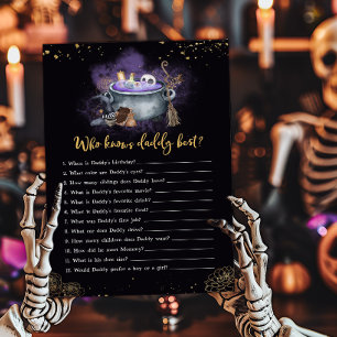 A Baby is Brewing Spooky Who knows Daddy Best Game