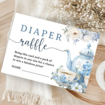 A baby Is Brewing Tea Baby Shower Diaper Raffle