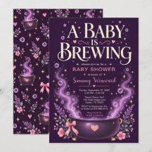 A Baby Is Brewing Witchy Baby Shower