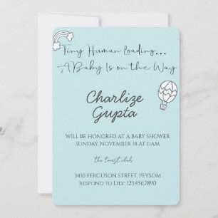 A Baby Is on the Way Baby Shower  Invitation