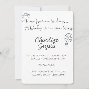 A Baby Is on the Way Baby Shower  Invitation