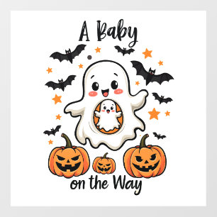 A Baby on the Way Pastel Ghost Pregnancy Halloween