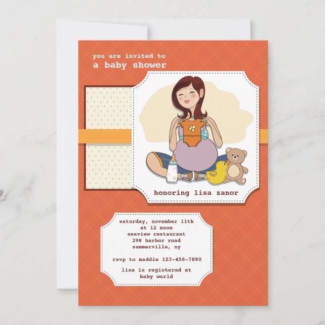 A Baby Shower Invitation (Front)