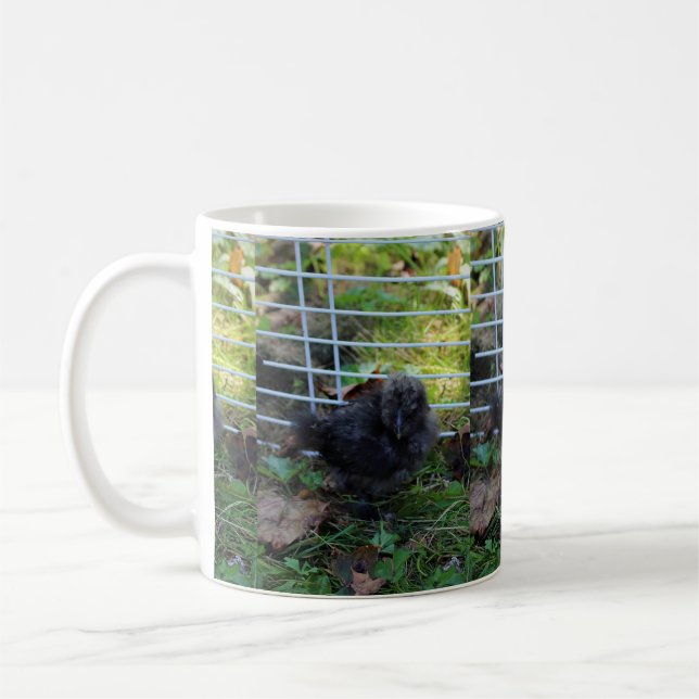 A Baby Silkie Coffee Mug (Left)