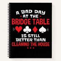 A Bad Day at the Bridge Table Funny Card Game