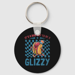 A Bad Day To Be A Glizzy 4th Of July Key Ring