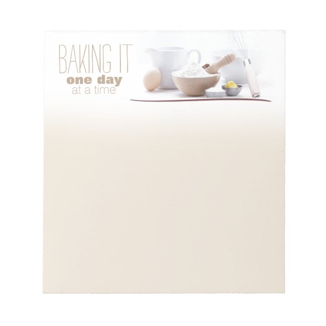 A Baker's Note Pad (Front)