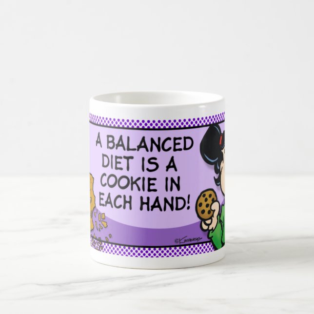 A Balanced Diet Coffee Mug (Center)