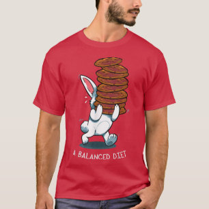 A Balanced Diet Cookie Love Baking Weight Loss Quo T-Shirt
