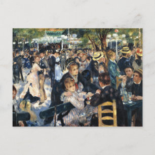 A Ball At the Moulin de la Galette - Renoir Postcard