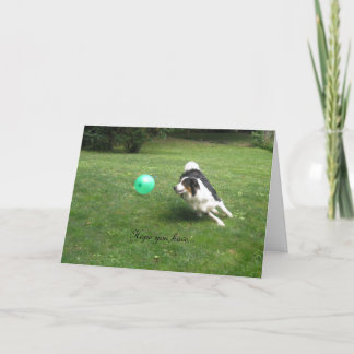 "A Balloon Popping Day!" Card