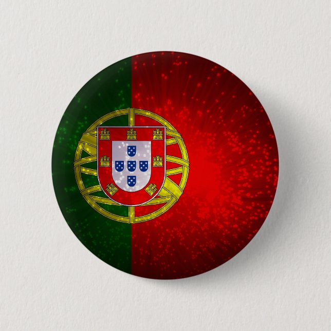 A bandeira de Portugal 6 Cm Round Badge (Front)