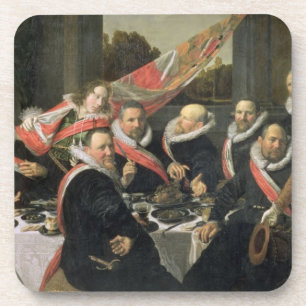 A Banquet of the Officers of the St. George Militi Coaster