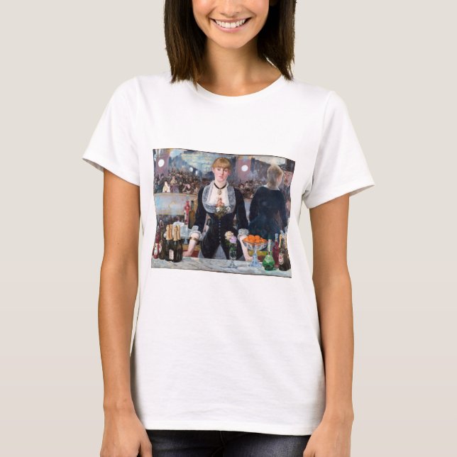 A Bar at the Folies-Bergere, Manet T-Shirt (Front)