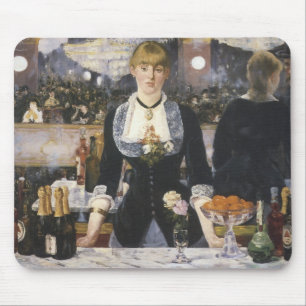A bar at the Folies-Bergere Mouse Pad