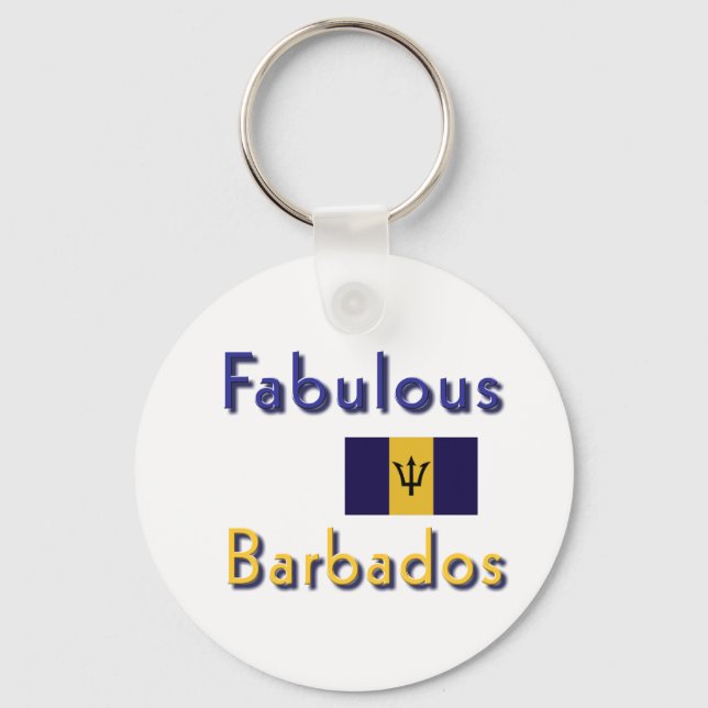 a barbados key ring (Front)