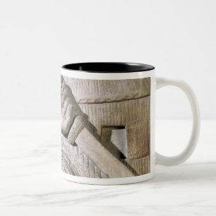 A Barbarian fighting a Roman legionary Two-Tone Coffee Mug