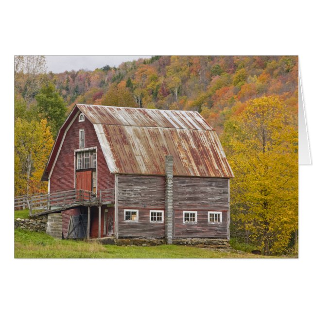 A barn in Vermont's Green Mountains. Hancock, (Front Horizontal)