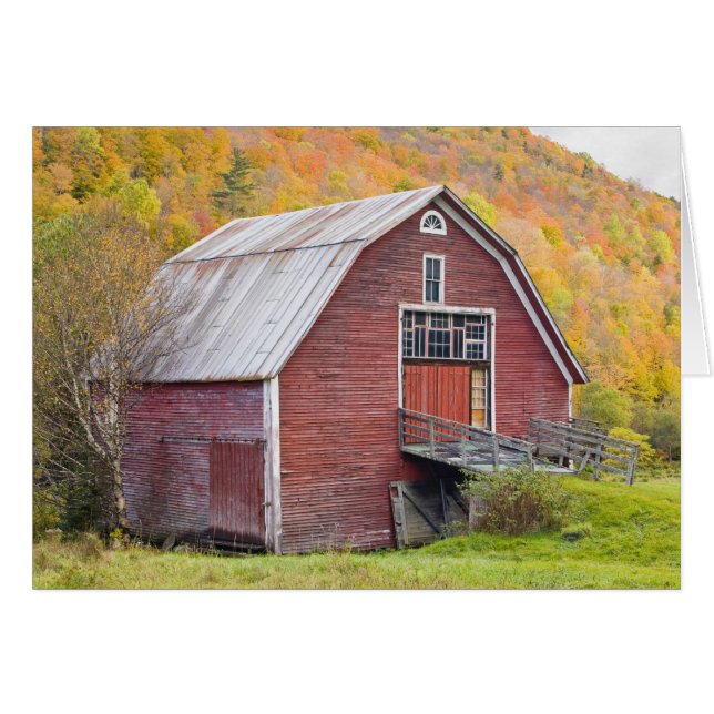 A barn in Vermont's Green Mountains. Hancock, 2 (Front Horizontal)