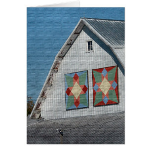 A Barn With Two Quilts