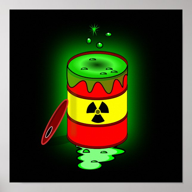 A Barrel of Toxic Waste. Poster (Front)