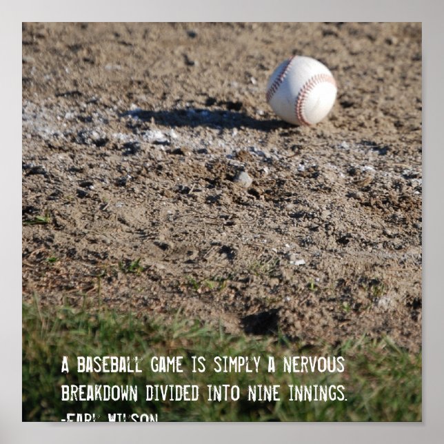 A Baseball Game is... Poster (Front)
