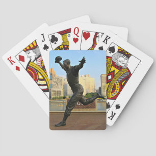 A Baseball Player On Playing Cards