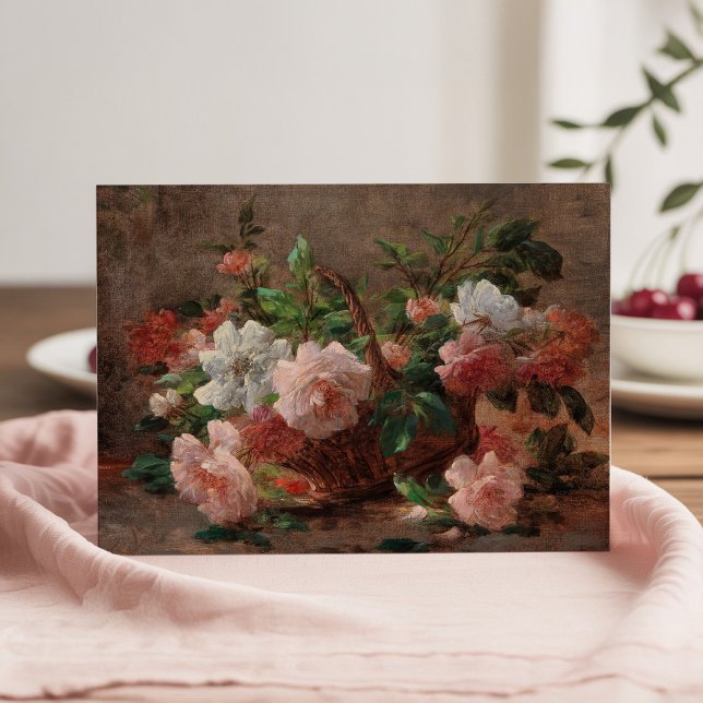 A Basket with Roses | Eugene Petit (Creator Uploaded)