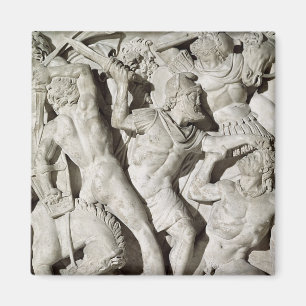 A battle between Romans and Galatians Magnet