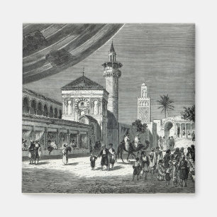 A Bazaar at Tunis Magnet