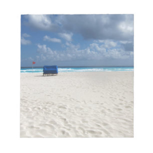 A Beach Chair Awaits Notepad