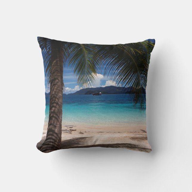 A Beach On Koh Wai Island In Thailand Cushion (Front)