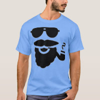 A beard and a pipe black