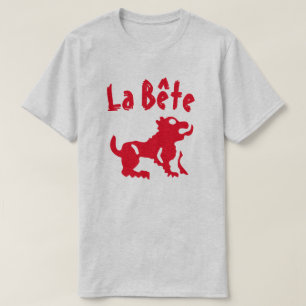 A beast with text La bête T-Shirt
