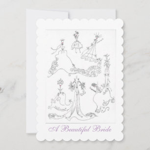 A Beautiful Bride Invitation