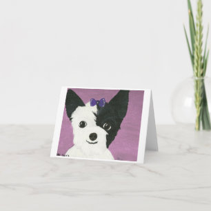 A beautiful cars of a dog named Gypsy Card