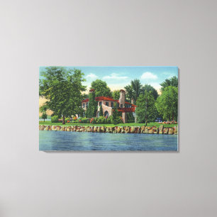 A Beautiful Chautauqua Lake Residence Canvas Print