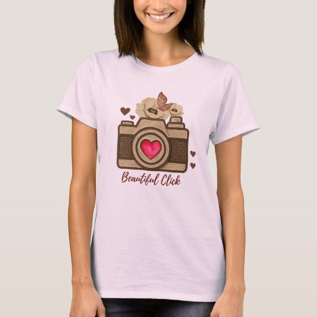 A Beautiful Click Design T-Shirt (Front)