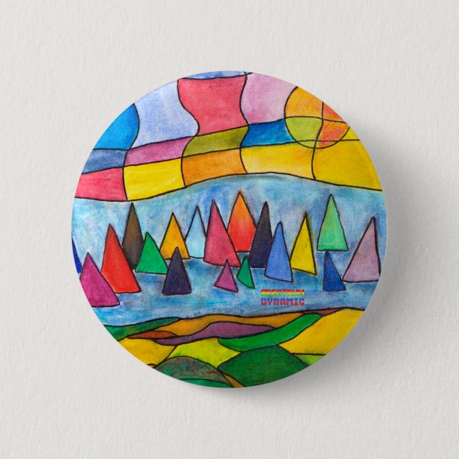 A Beautiful Day 6 Cm Round Badge (Front)